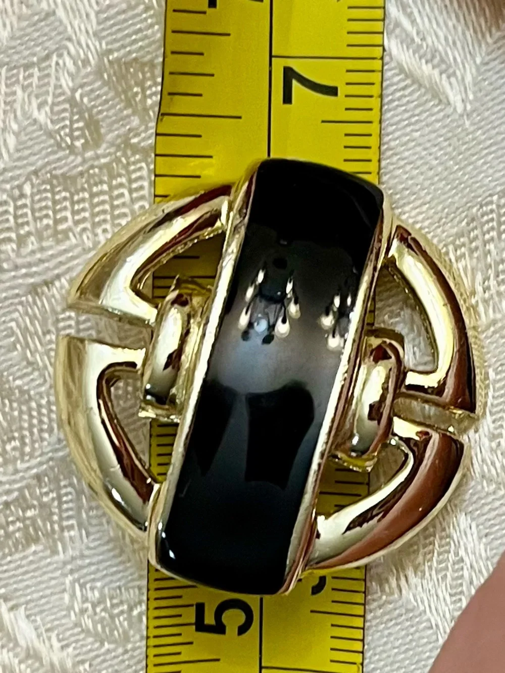 Vintage 1980s Art Deco Lot Signed Donald Stannard Brooch 2 Pair Clip Earrings